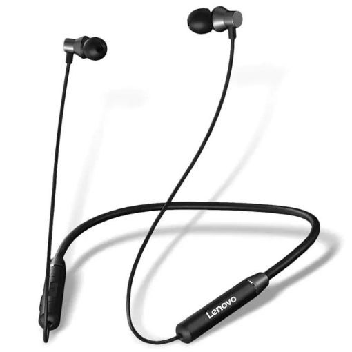 تصویر  Lenovo HE05 Bluetooth Wireless Sport Earphone EU Black
