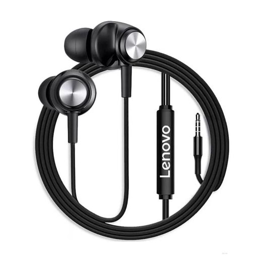 تصویر  Lenovo QF310 Drive-by-wire headphone EU Black
