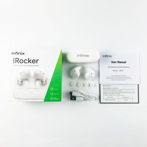 تصویر  Infinix Irocker XE15 White Overseas Version